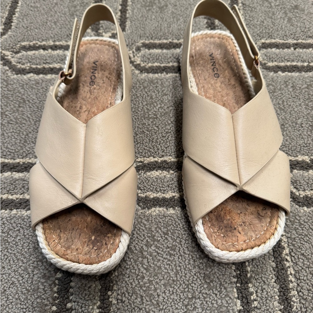 Vince Women's Leather Espadrille Sandals